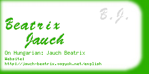 beatrix jauch business card